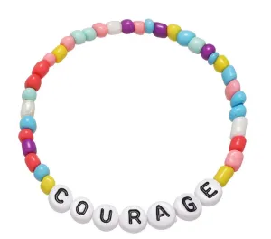 Courage | Beaded Friendship Stretch Bracelets