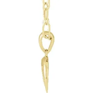 Crescent Moon 18" Necklace or Pendant 88257