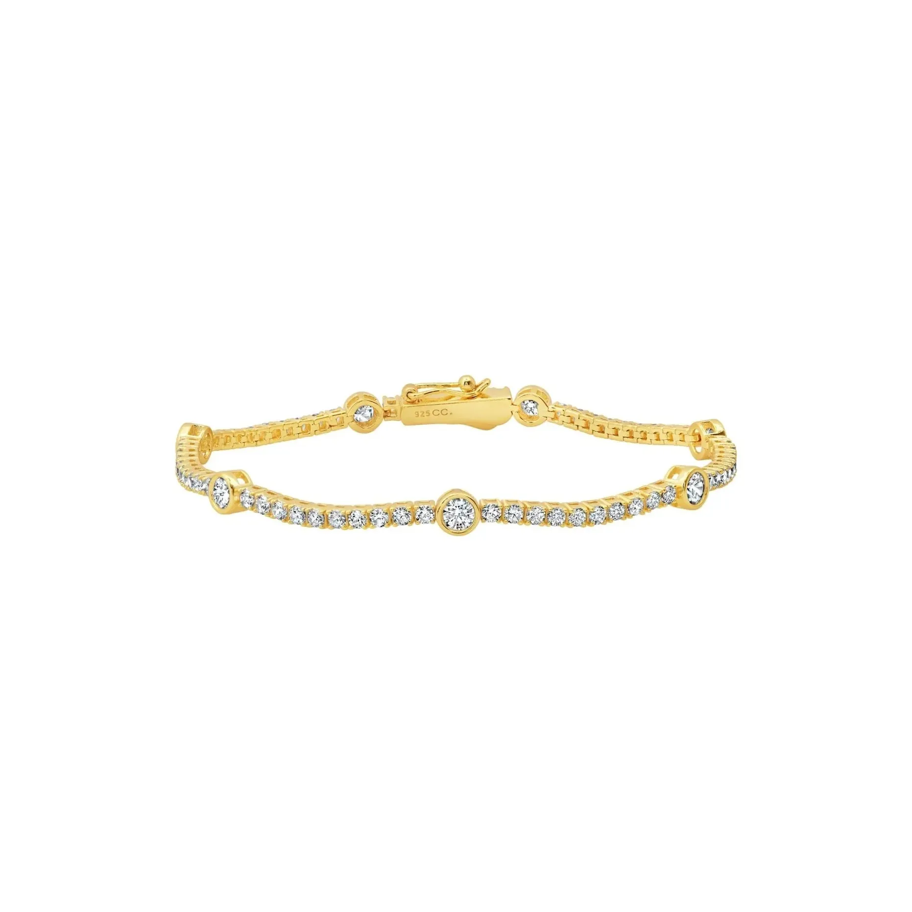 CRISLU Celestial Bracelet in 18kt. Yellow Gold