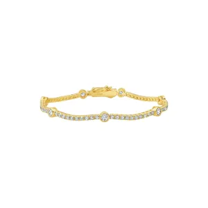 CRISLU Celestial Bracelet in 18kt. Yellow Gold