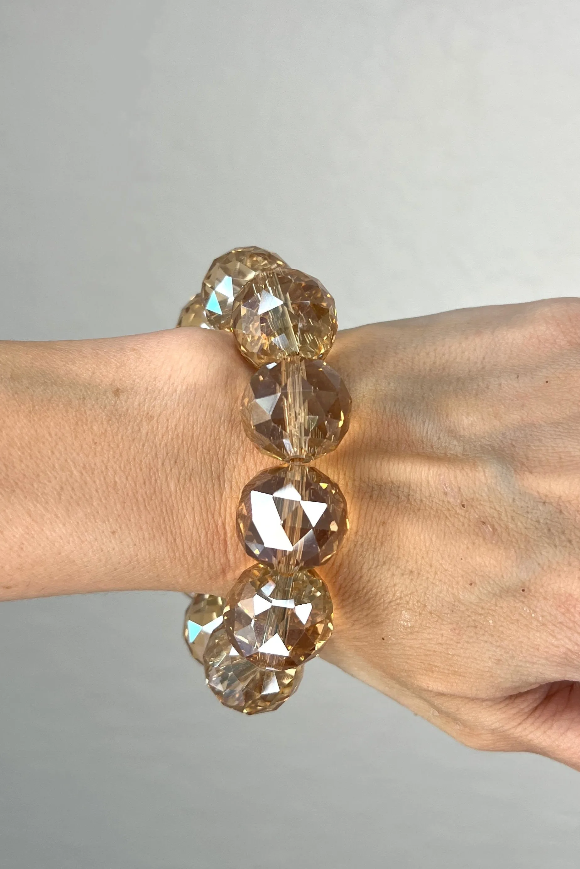 Crystal Sphere Stretch Bracelet
