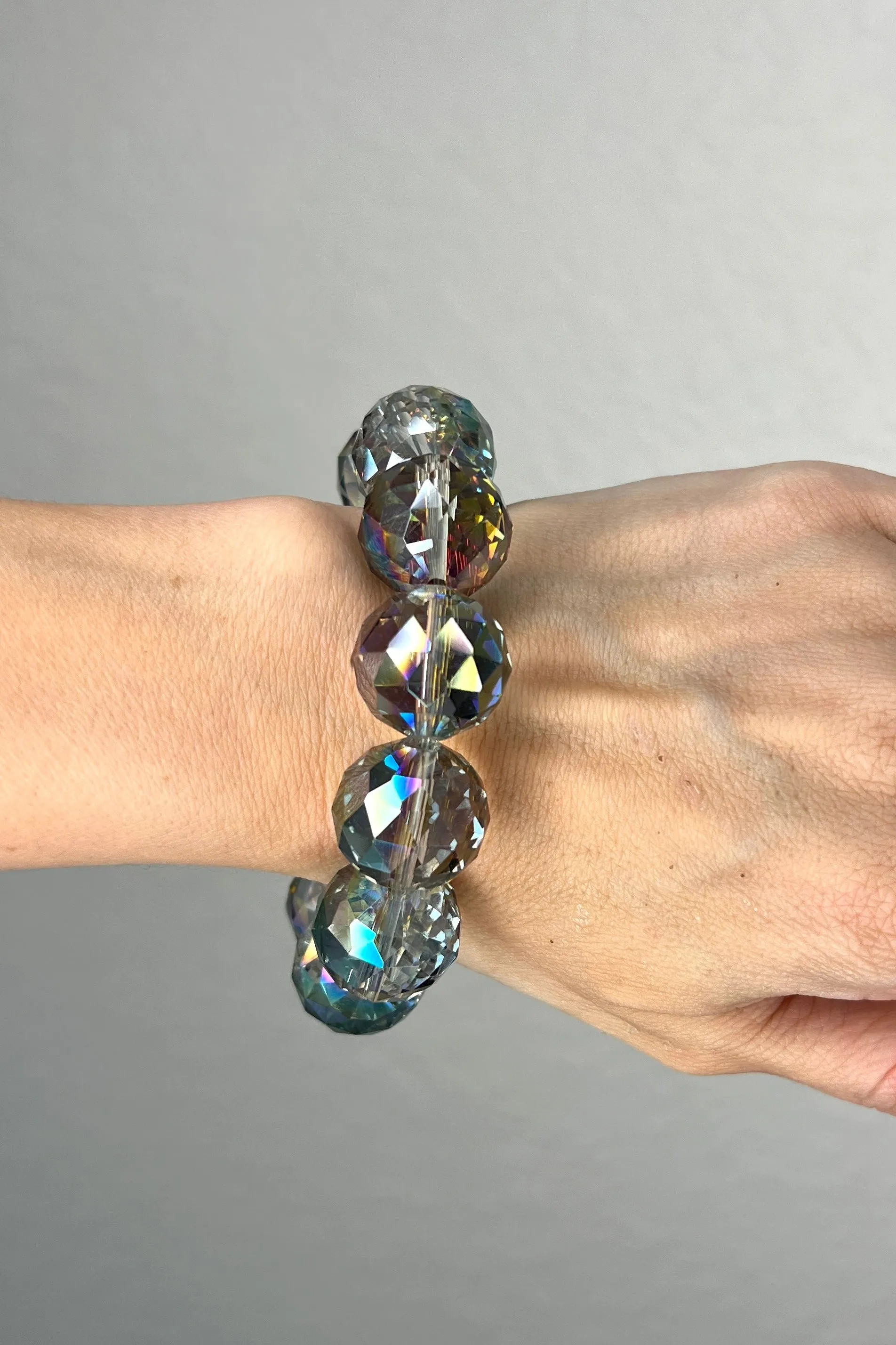 Crystal Sphere Stretch Bracelet