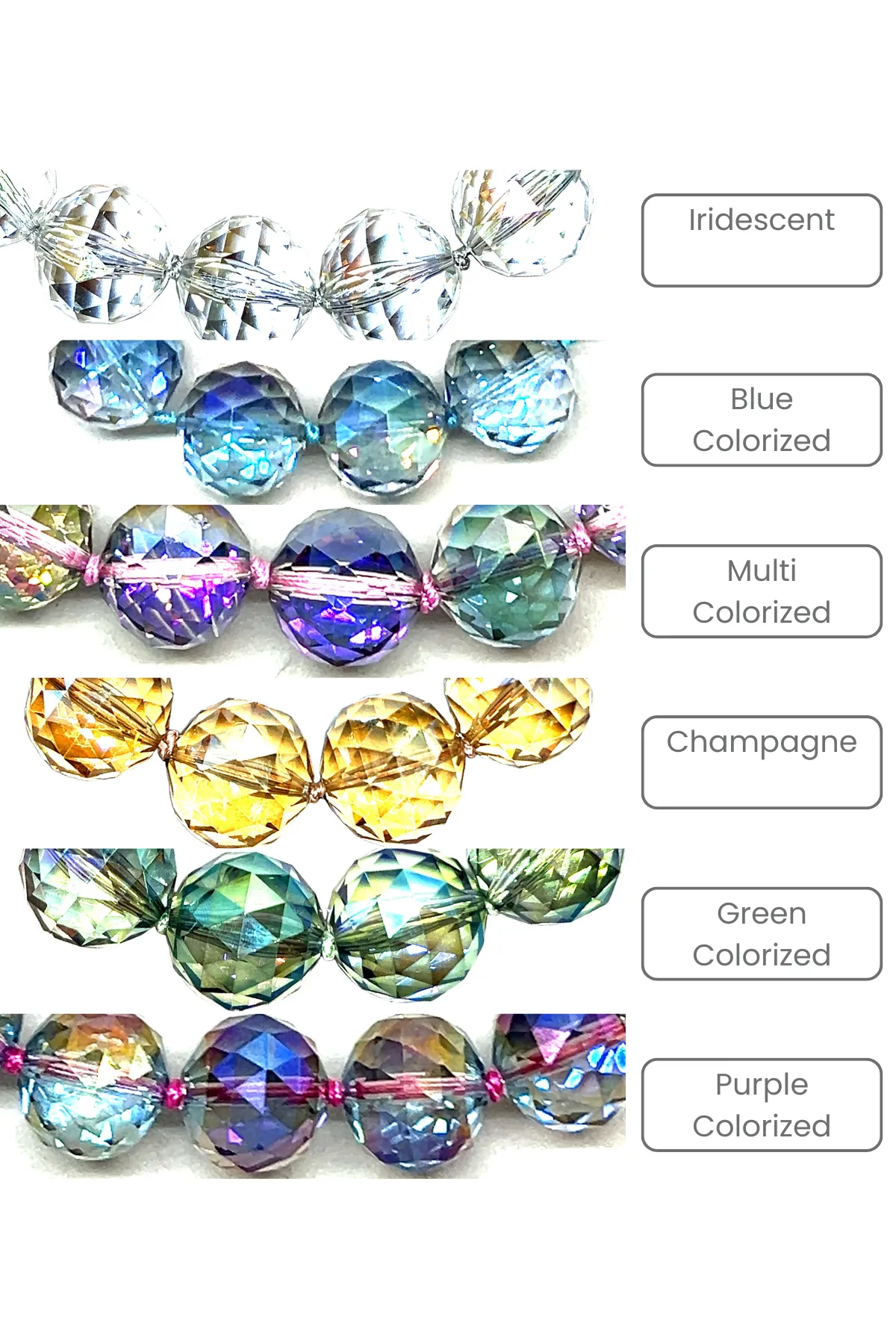 Crystal Sphere Stretch Bracelet