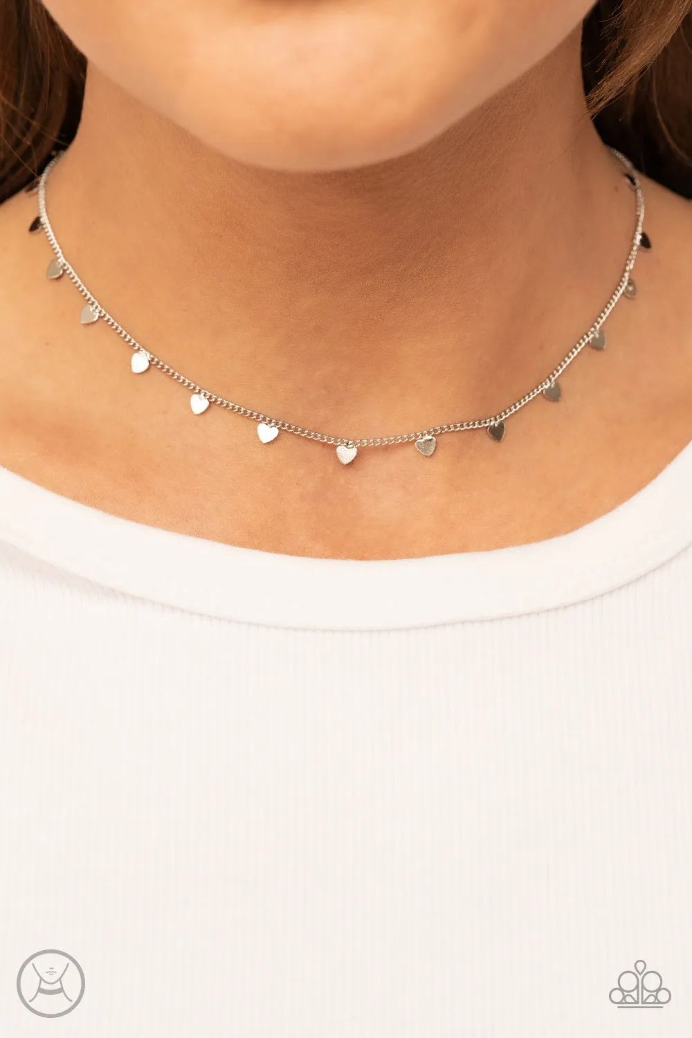 Cupid's Cutest Valentine - Silver  (Heart) Necklace