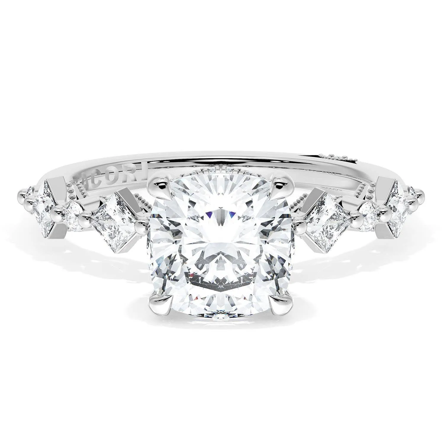 Cushion Solitaire Engagement Ring