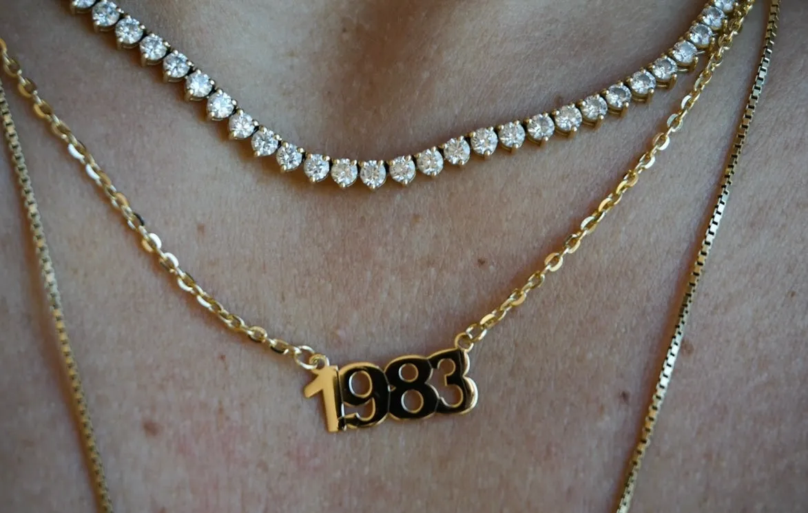 Custom Year Necklace