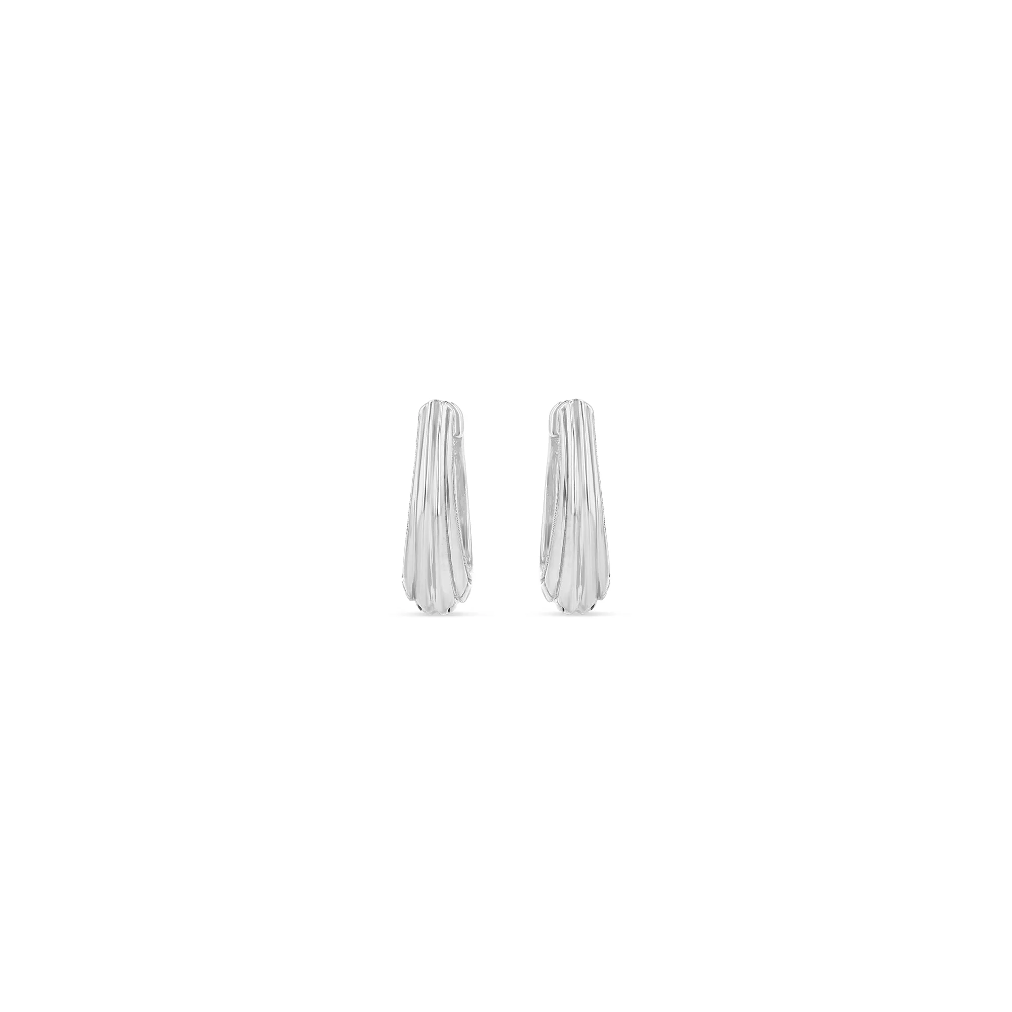 Demi Column Hoop Earrings