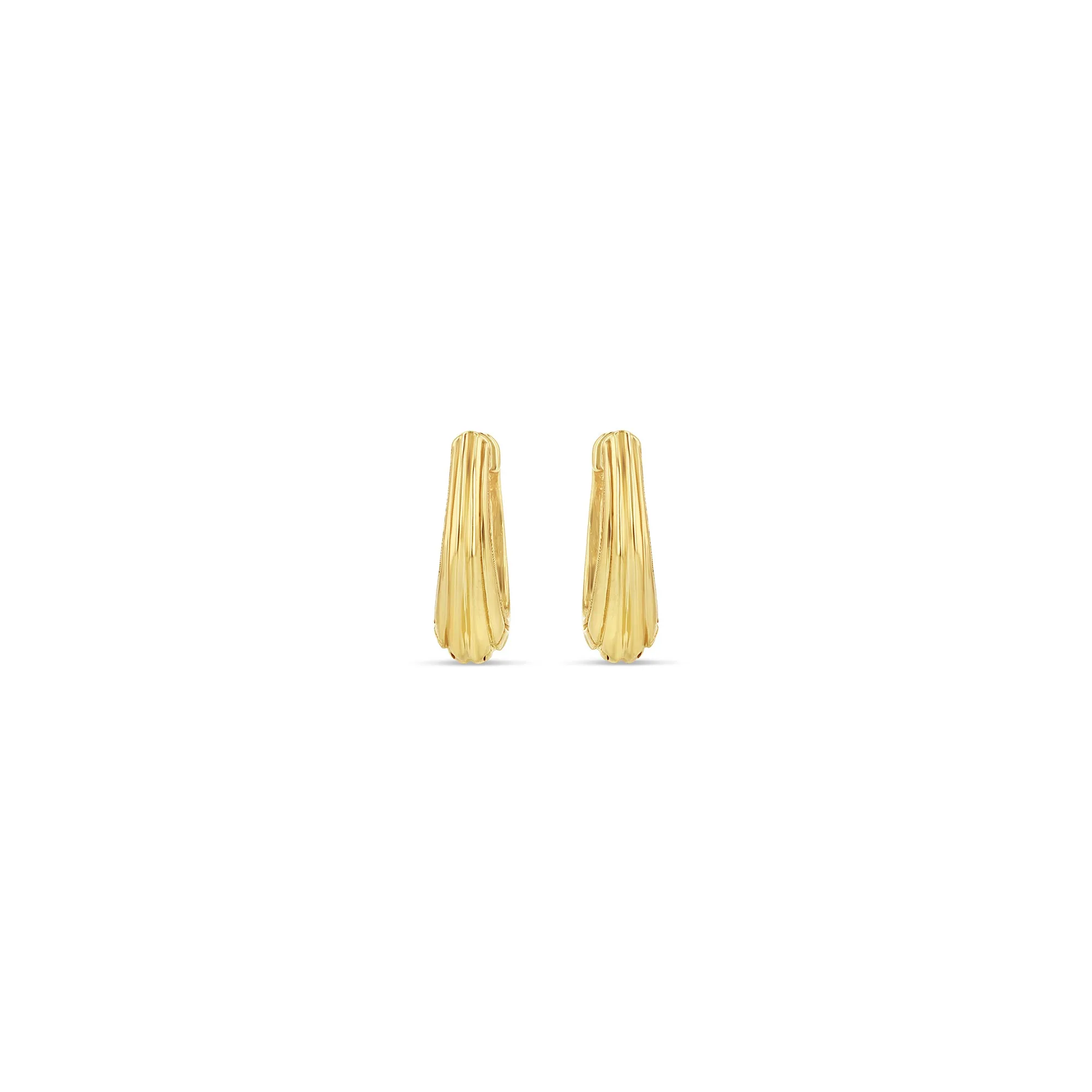 Demi Column Hoop Earrings