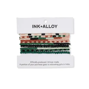 Desert 10 Strand Stretch Bracelets