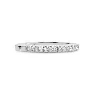DESTINY | Delicate "V" Split Diamond Ring in White Gold (0.19ct tw.)