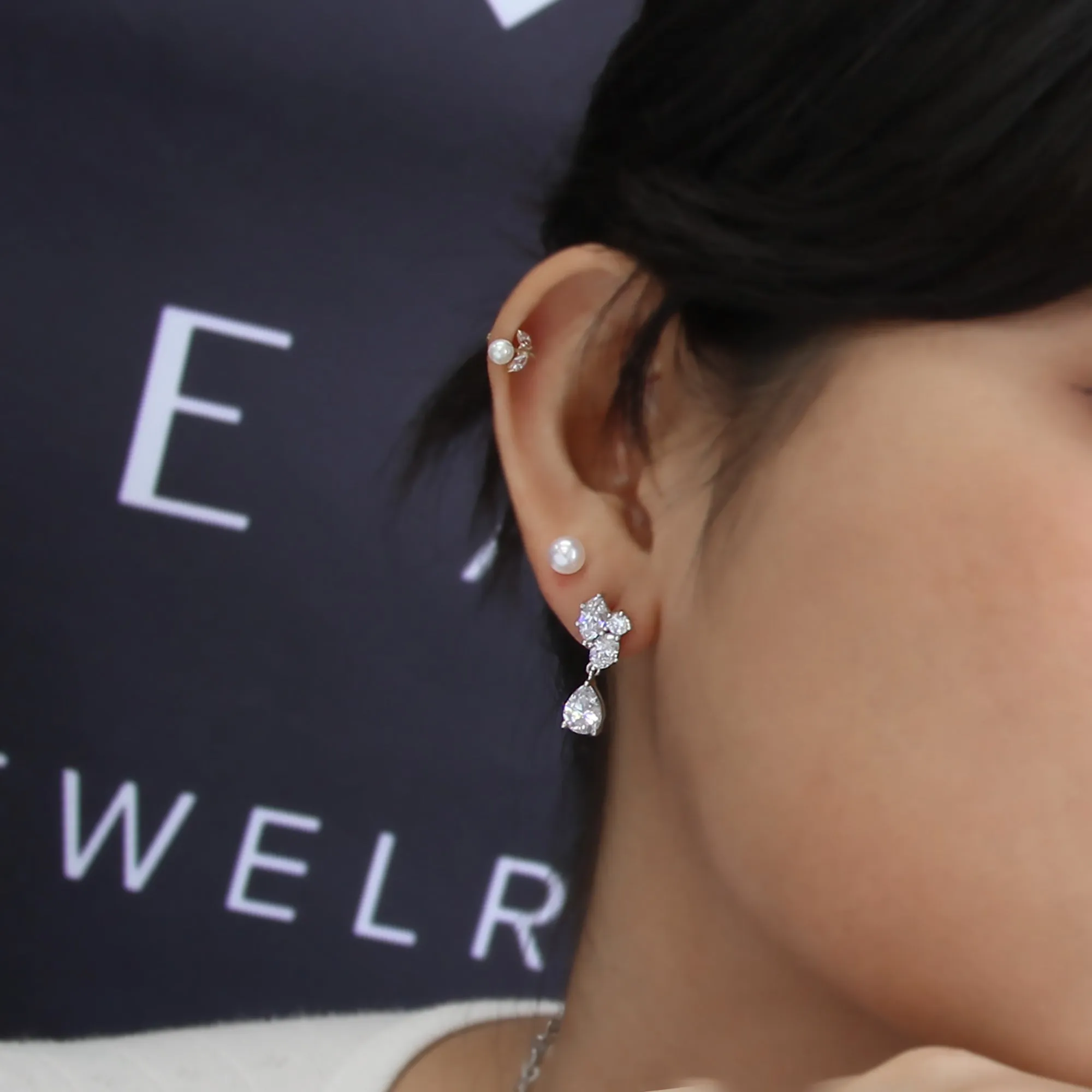 Dewdrop Brilliance Dangle Earrings & Necklace