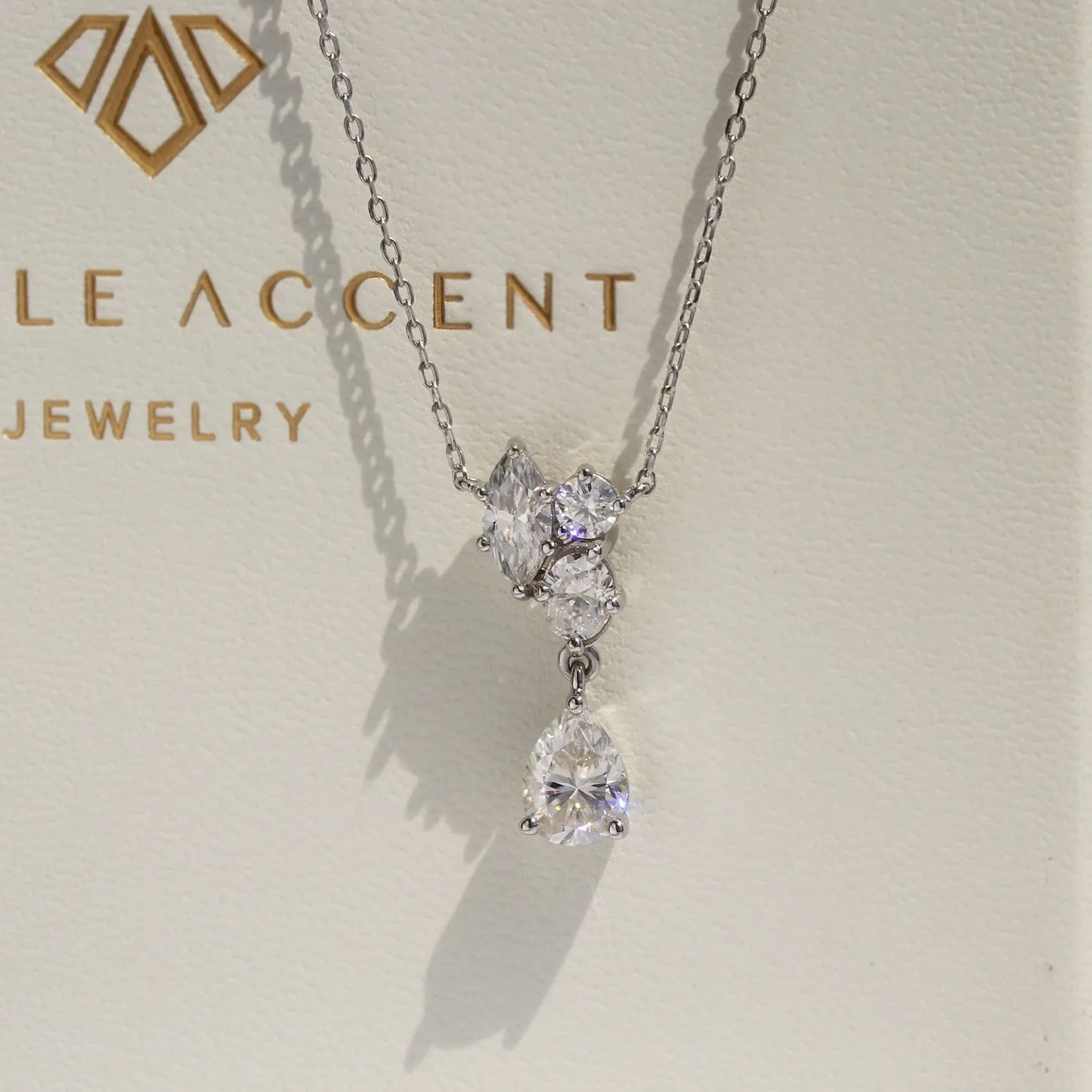 Dewdrop Brilliance Dangle Earrings & Necklace