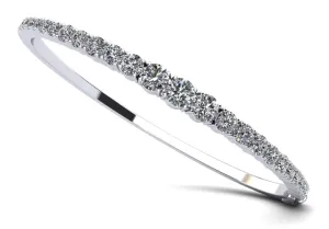 Diamond Dreams Graduated Bangle Lab-Grown Diamond Bracelet with 3.47 ct.(finished)