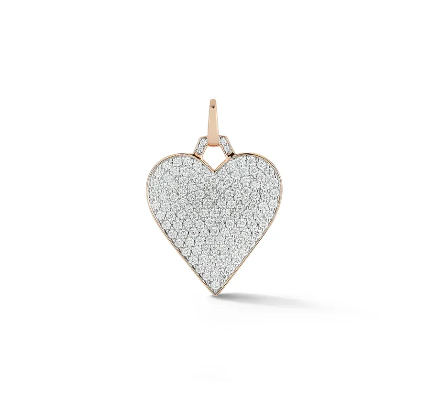 Dora Diamond Heart Charm