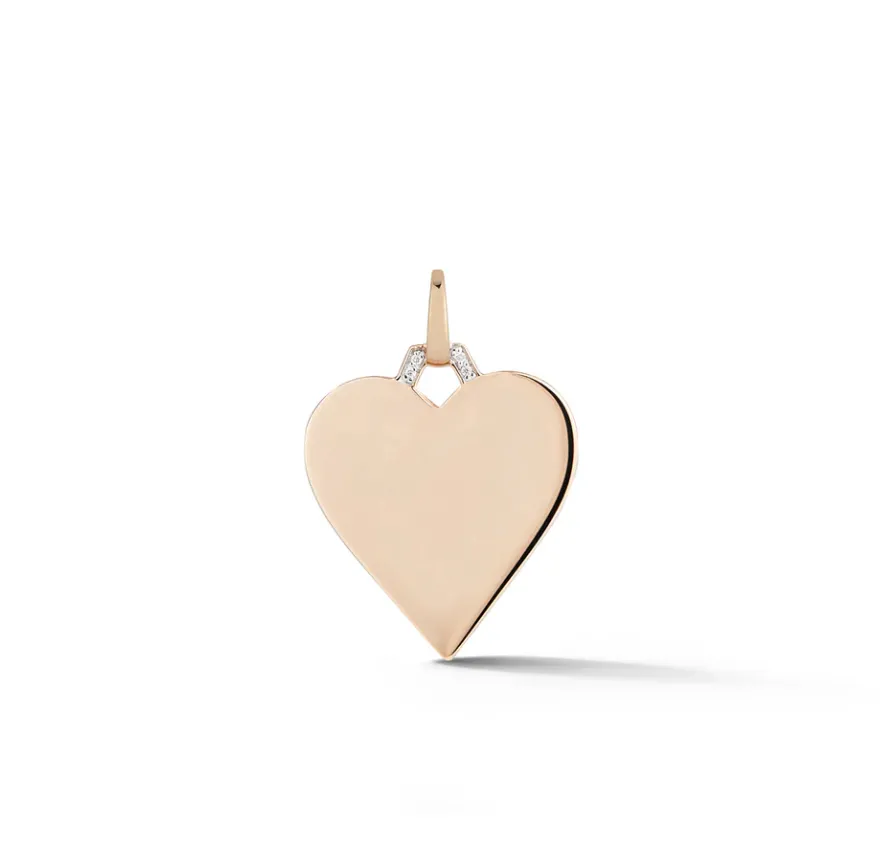 Dora Diamond Heart Charm