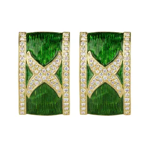 Earrings - Diamond (Enamel)