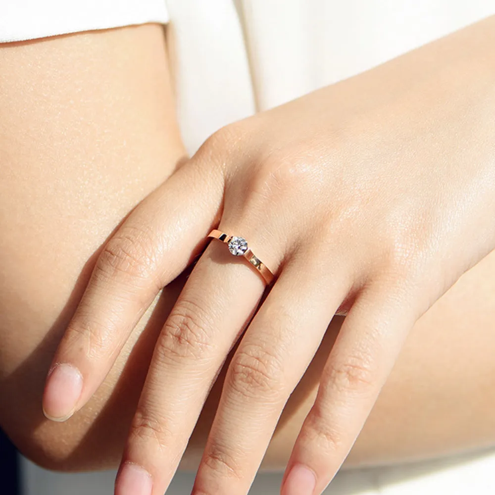 Elegant Bar Setting Lab-Grown Diamond Ring