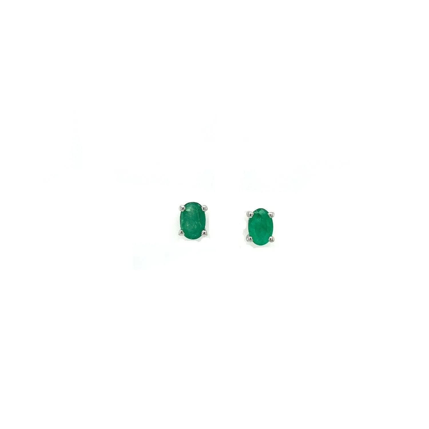Emerald Earring in .925 Sterling Silver - KST 54011