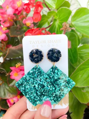 Emerald Goddess Earring
