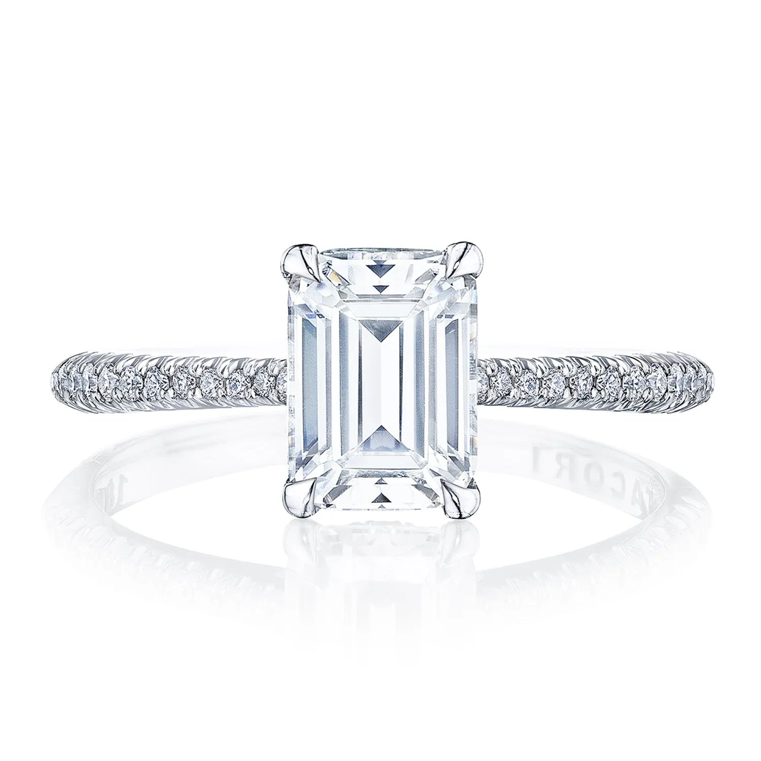 Emerald Solitaire Engagement Ring