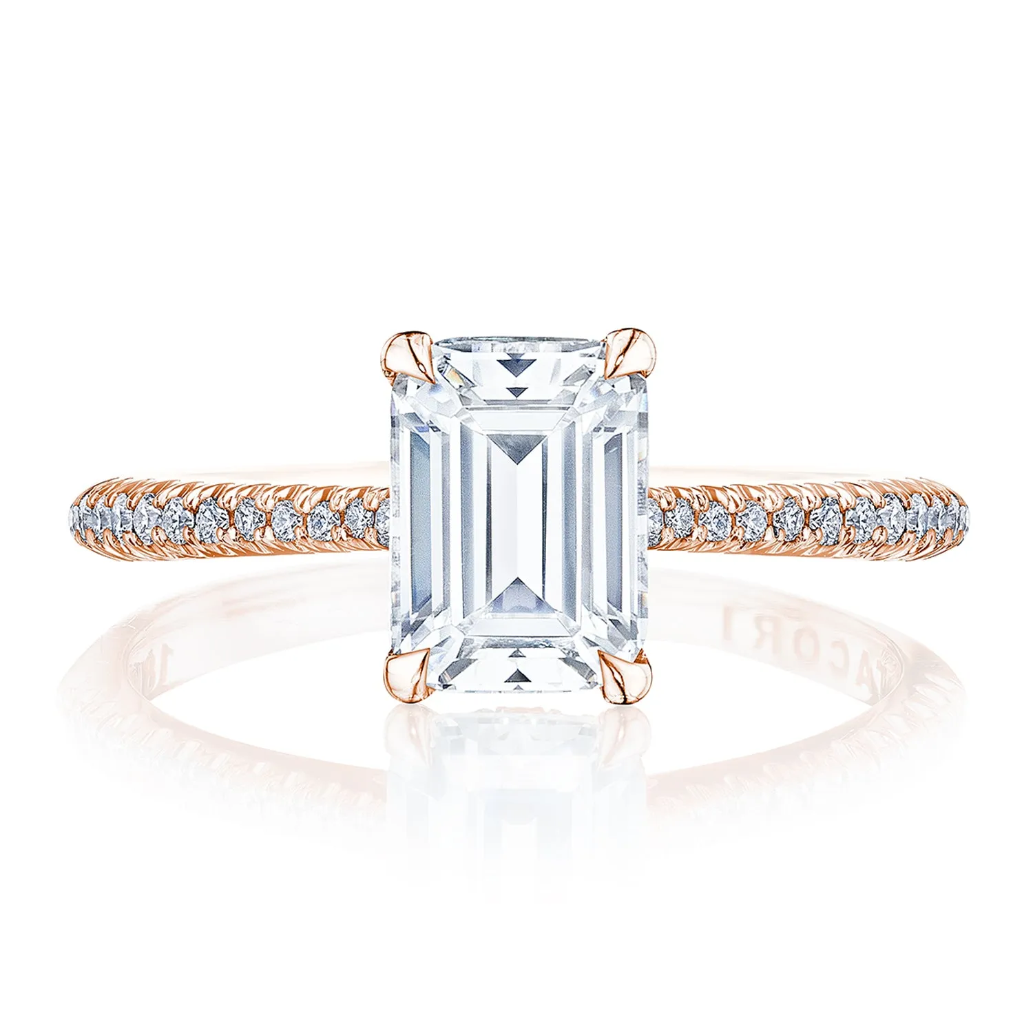 Emerald Solitaire Engagement Ring