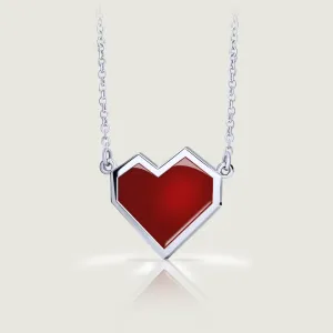 Enamel Ararat Heart Necklace