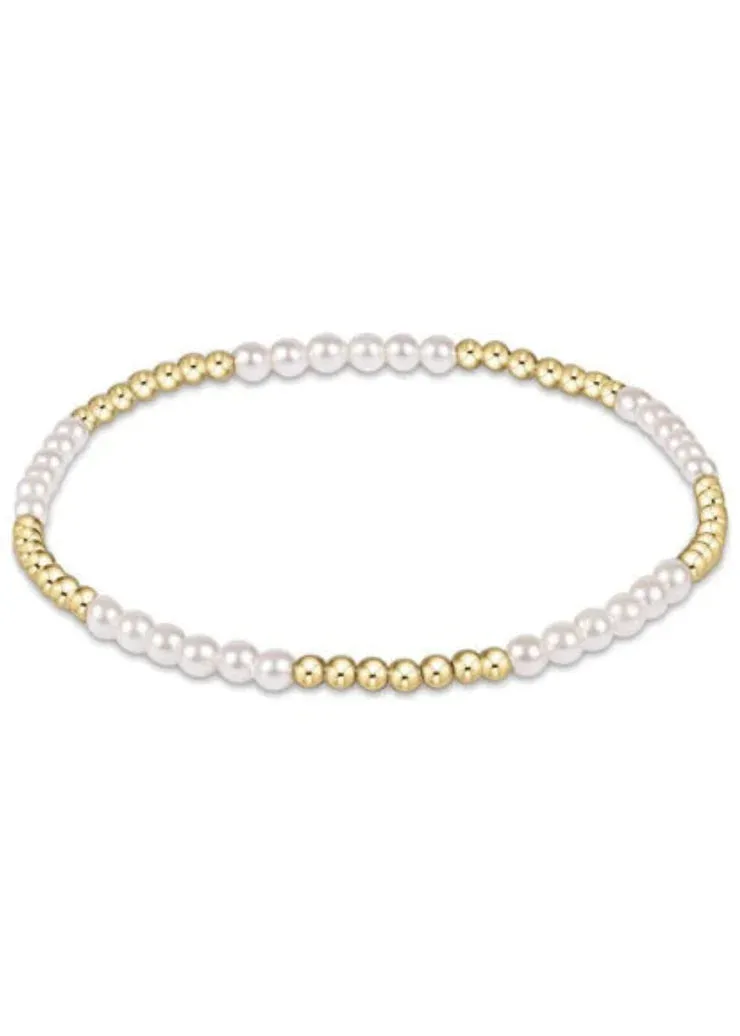 Enewton Classic Blissful 2.5mm Bead Bracelet- 3MM Pearl