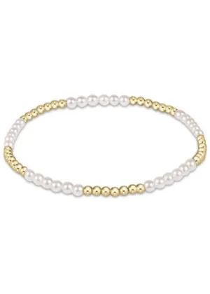 Enewton Classic Blissful 2.5mm Bead Bracelet- 3MM Pearl