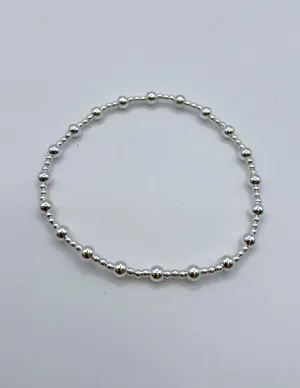 Enewton Classic Sincerity Pattern 4mm Bead Bracelet Sterling