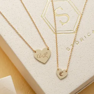 Engravable Mini Heart Necklace