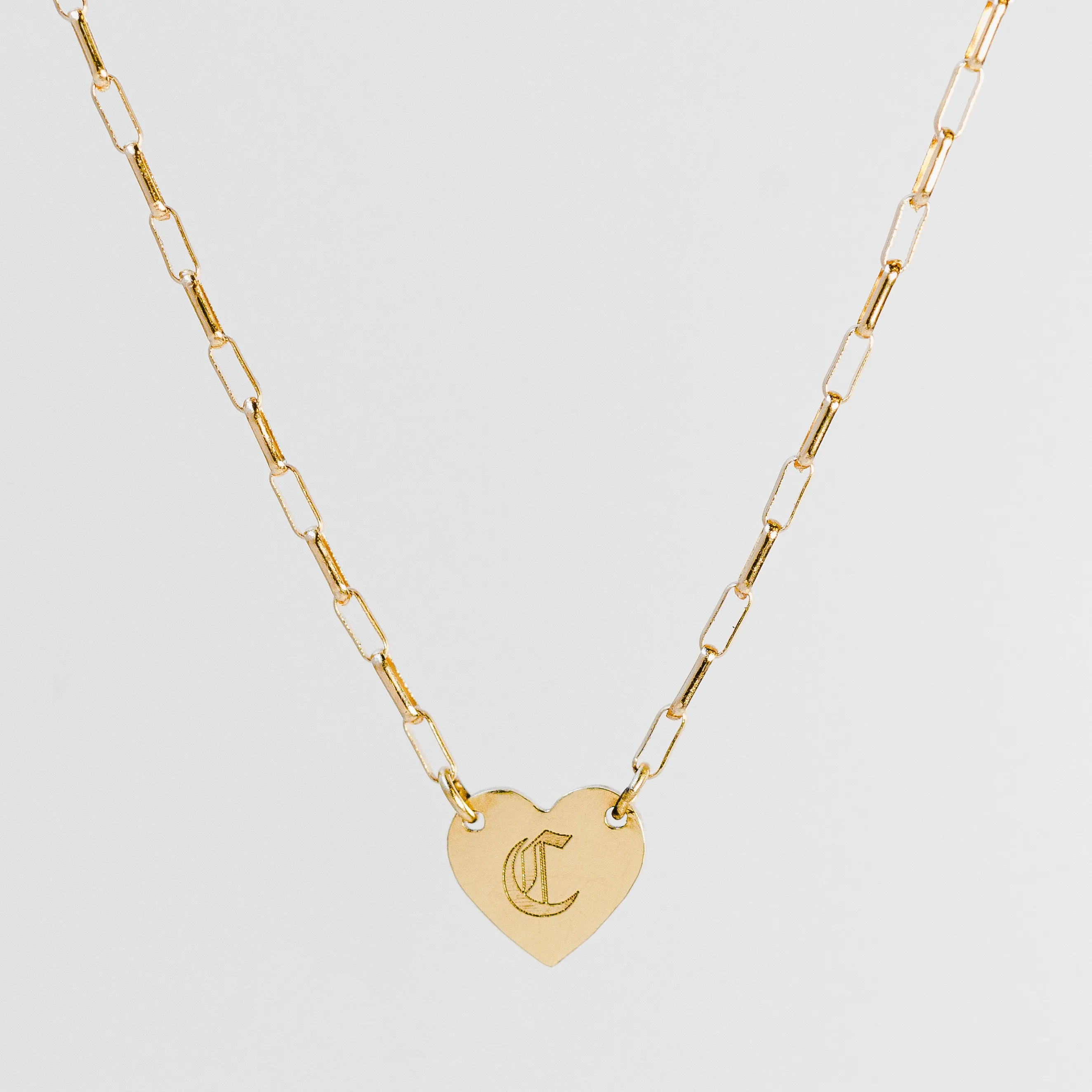 Engravable Mini Heart Necklace