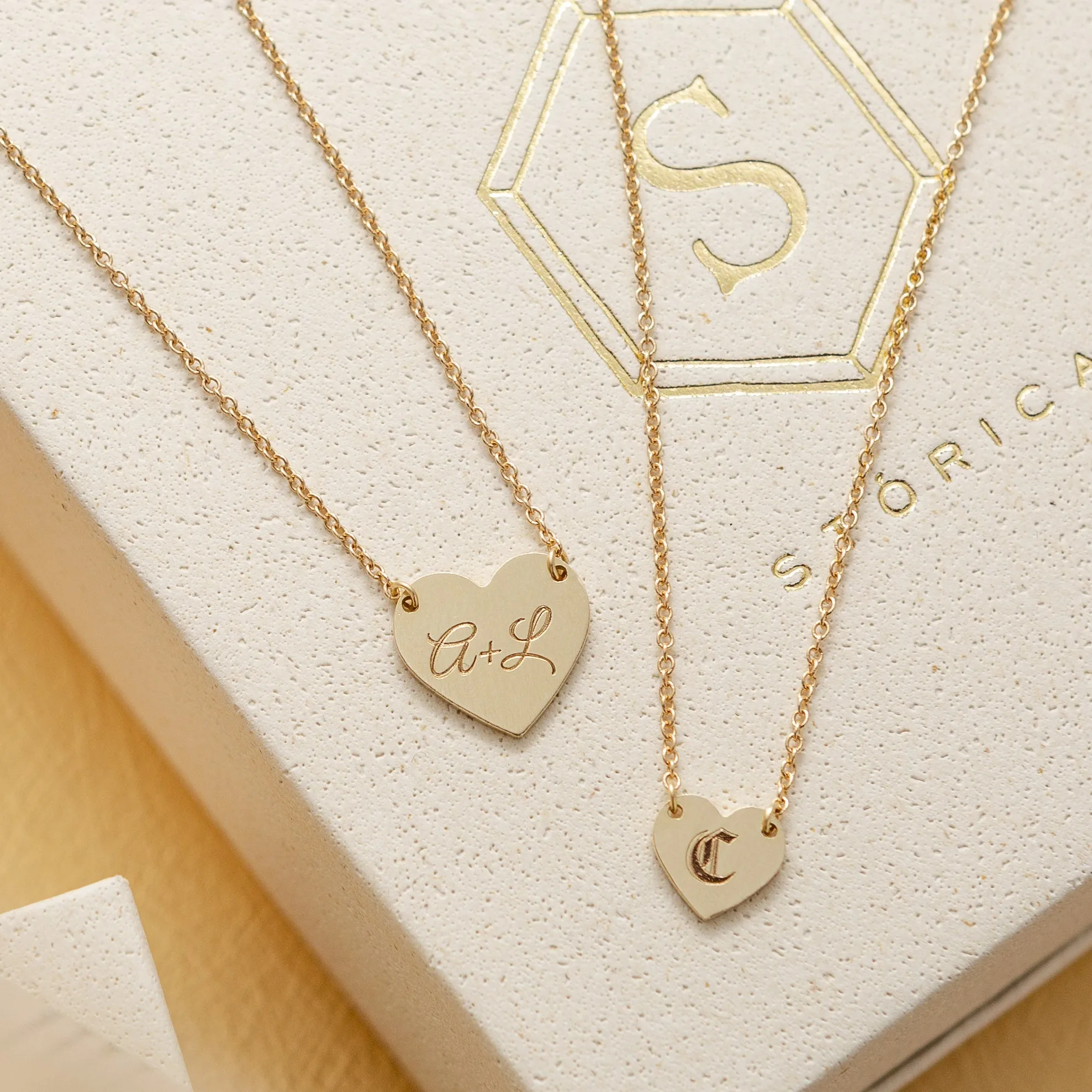 Engravable Mini Heart Necklace