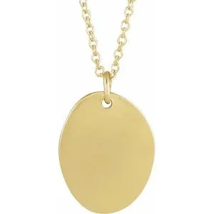 Engravable Tiny Footprint 18" Necklace or Pendant 88171
