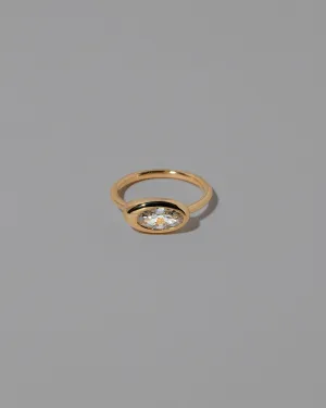 Equalize Ring - Moval White Diamond