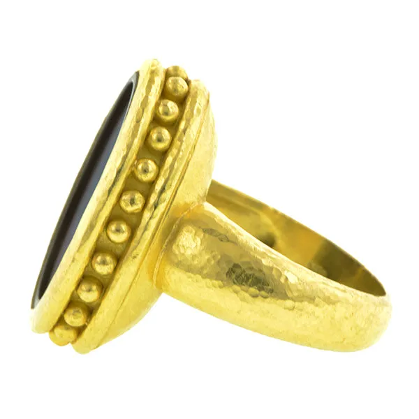Estate Elizabeth Locke Intaglio Ring