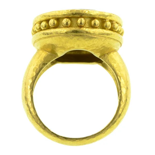 Estate Elizabeth Locke Intaglio Ring