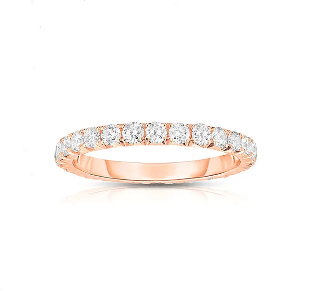 Eternity French Cut Diamond Band SZ 7