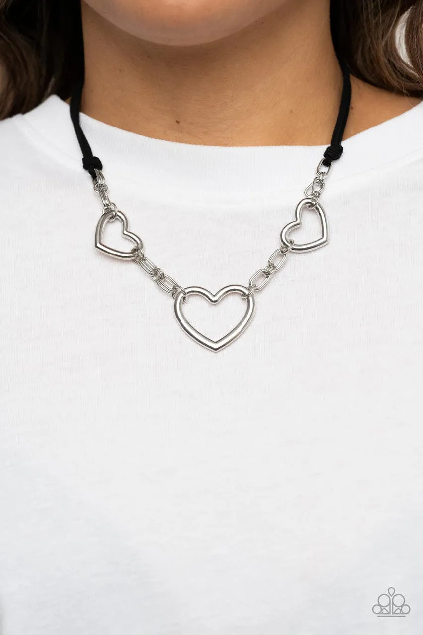 Fashionable Flirt Black Paparazzi Necklace