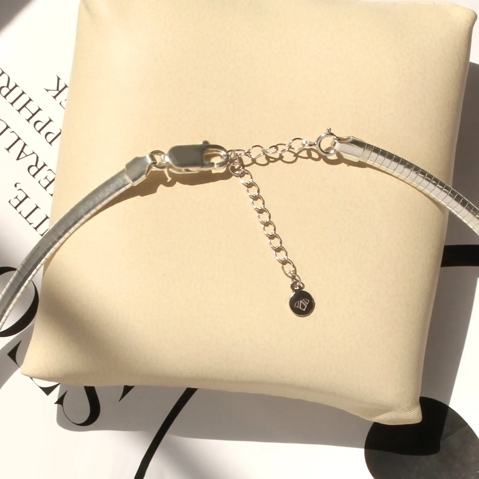 Finding 2 Inches Chain Extender, 14K Gold Plated Sterling Silver