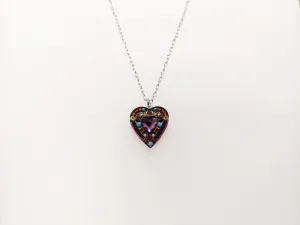 Firefly Jewelry necklace 8708-MC Multi Color - Heart Collection