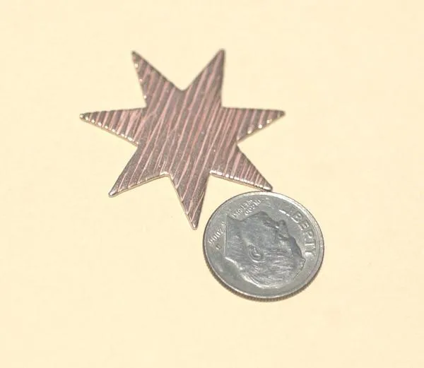 Fireworks in Textured Pattern Metal 31mm Cutout