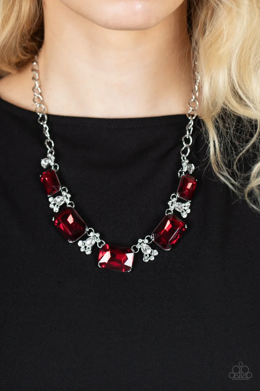 Flawlessly Famous Red Paparazzi Necklace