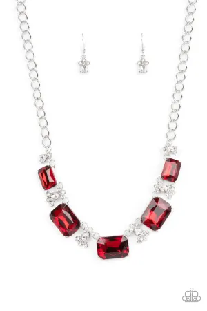 Flawlessly Famous Red Paparazzi Necklace