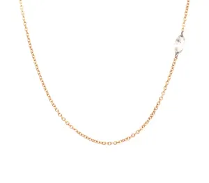 Floating Marquise Diamond Necklace