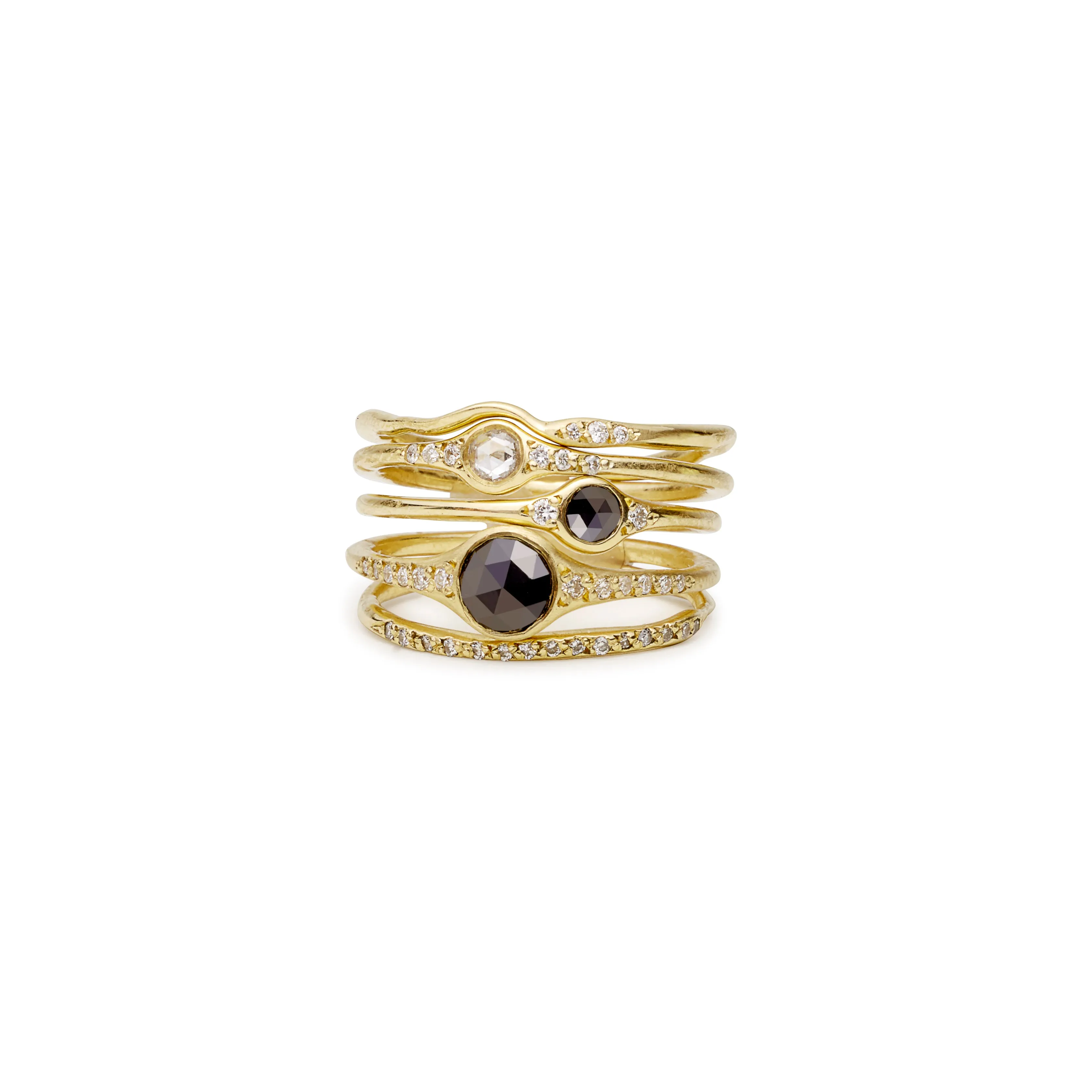 Florence solitaire with gray diamond