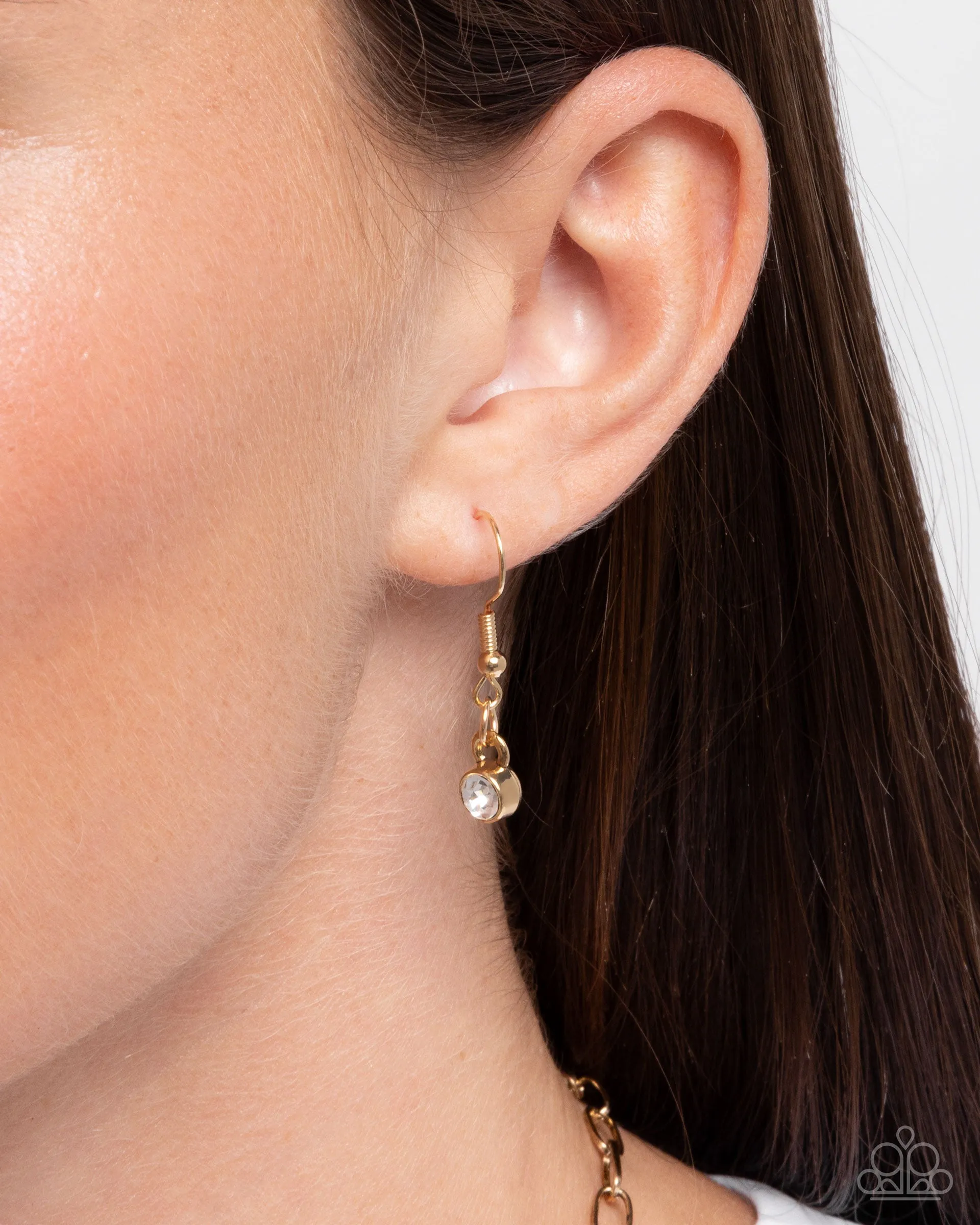 Focused Affection - Gold (Heart) Necklace