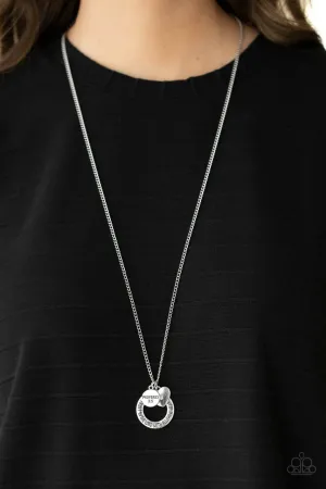 Full of Faith - Multi - Iridescent Rhinestone "Trust in the Lord" Inspirational/Religious Paparazzi Long Necklace