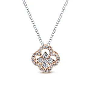 Gabriel & Co. Diamond "Clover" Pendant