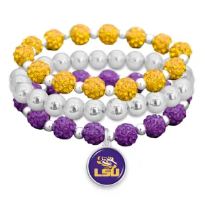 Game Day Amanda Stack Bling Bracelet Set