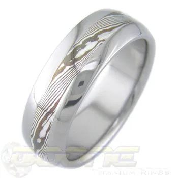Gold and Shakudo Twist Mokume